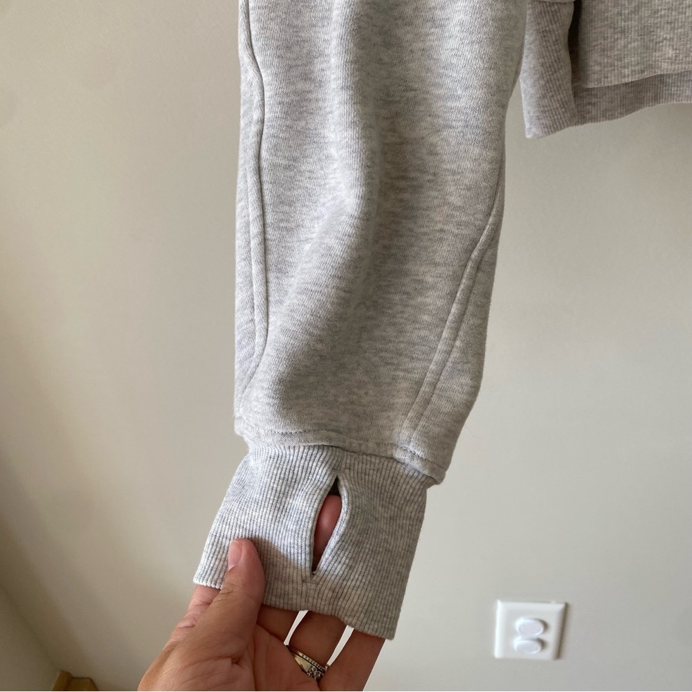 Lululemon Scuba Oversized Half-Zip Hoodie M/LG in Gray